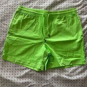 Bright Green Athletic Shorts